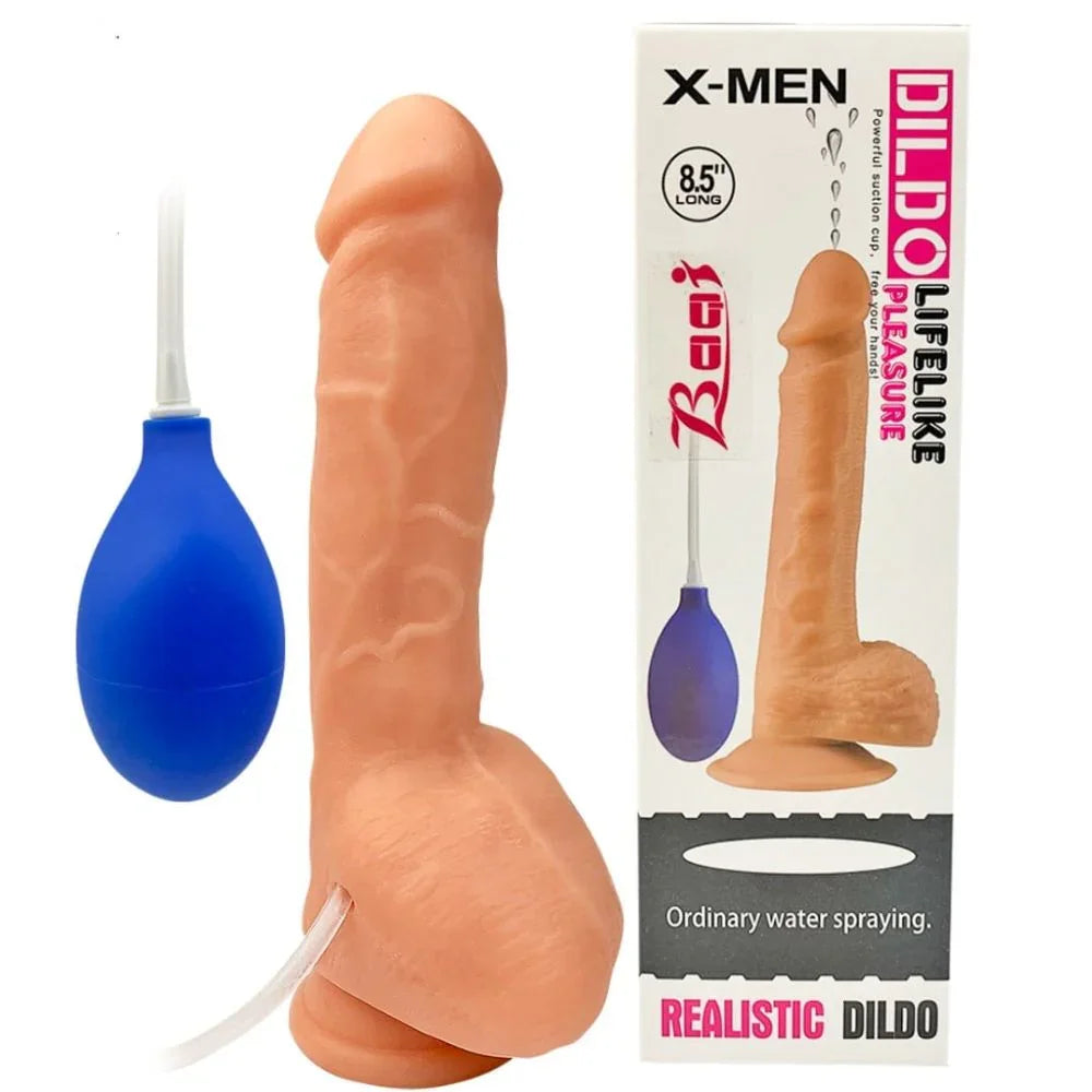 Dildo Eyaculador Force Man Root 8.5 ( no vibrador )