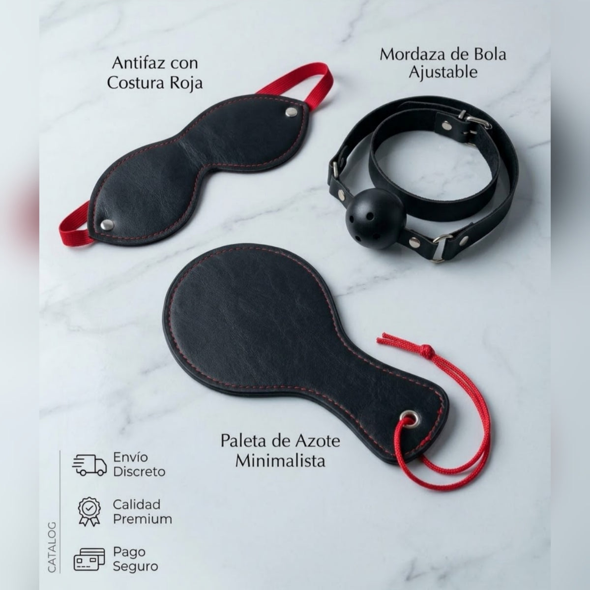 Kit paleta antifaz y mordaza