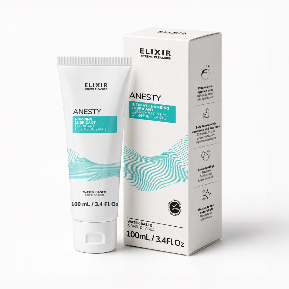 Elixir Anesty Lubricante íntimo Anal Desensibilizante 100 ml