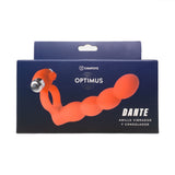 Optimus Anillo Vibrador y Consolador Dante Rojo