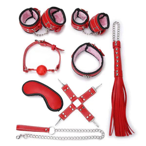 BDSM Kit Bondage Capri Negro o rojo