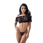 Conjunto Lenceria Africa Lerot Negro