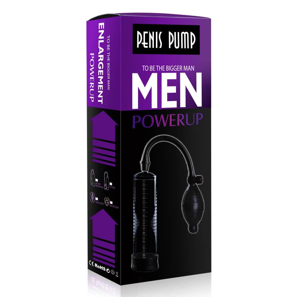 Bomba de Pene Manual 21 cm con Pera - power pump - manzana erótika