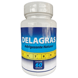 DELAGRAS ADELGAZANTE NATURAL 60 CÁPSULAS original - manzana erótika