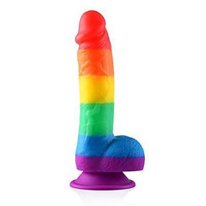 Dildo Arcoiris alta calidad - manzana erótika