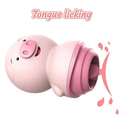 Vibrador De Clitoris Con Lengua Pig Estimulador De Clitoris ORIGINAL - manzana erótika