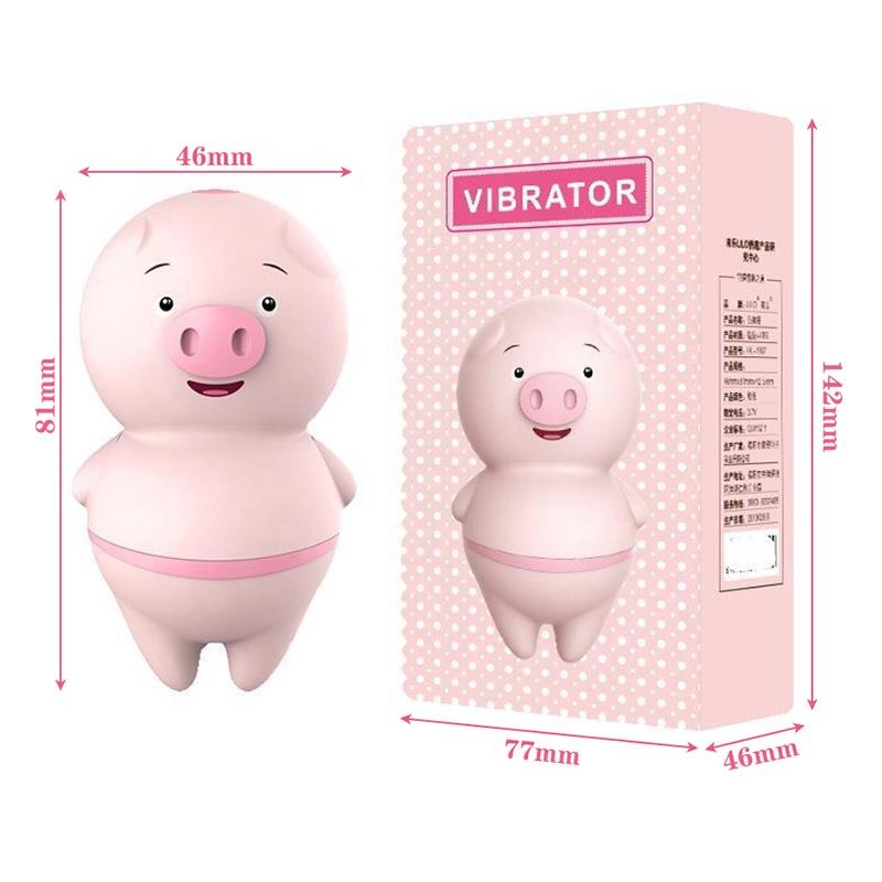 Vibrador De Clitoris Con Lengua Pig Estimulador De Clitoris ORIGINAL - manzana erótika