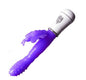 Vibrador recargable con conejito estimulador - manzana erótika